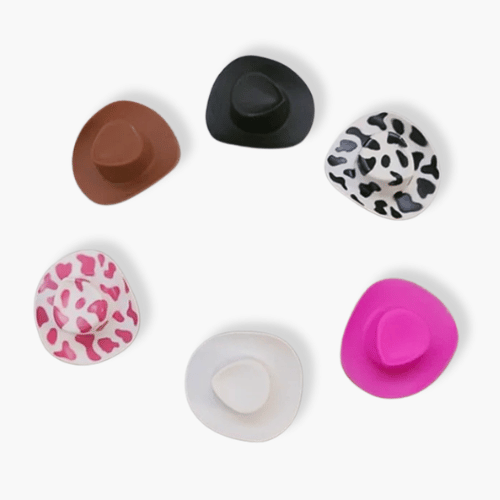 10Pcs Multicolored Mini Cowboy Hat