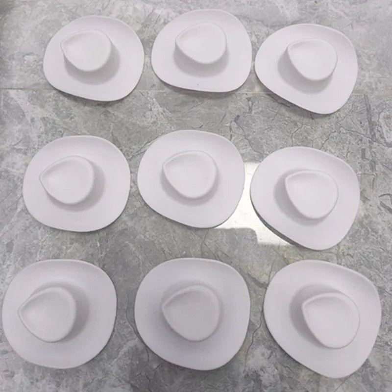 10Pcs Multicolored Mini Cowboy Hat