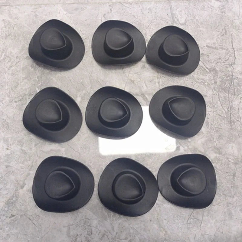 10Pcs Multicolored Mini Cowboy Hat