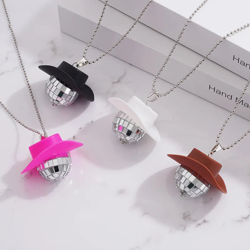10Pcs Multicolored Mini Cowboy Hat